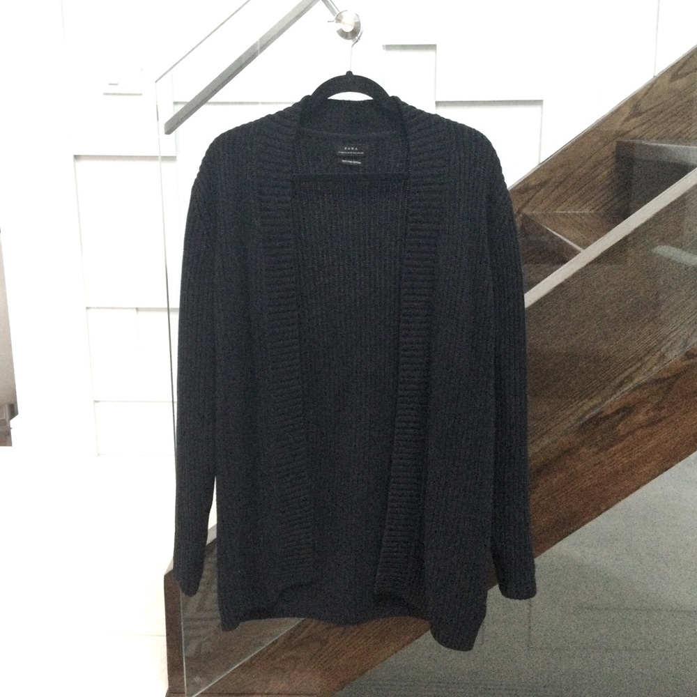 Zara Black Knitted Cardigan